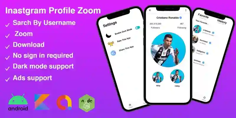 Zoom Instagram Profile